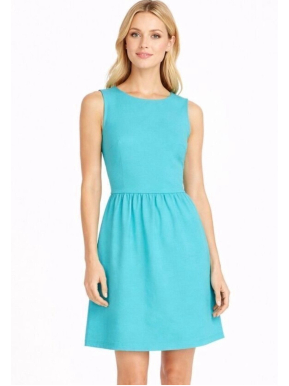 J. Crew Turquoise Sleeveless Dress Size 6